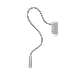 Scar-Led 1FDS Wandleuchte Aufbau, L750, alu/alu