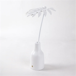 Seletti Leaf Light Stellou Batterielampe / Tischlampe, weiß