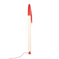 Seletti BIC Kugelschreiberlampe, rot