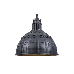 Seletti Cupolone Quarantacinque Pendelleuchte, grau