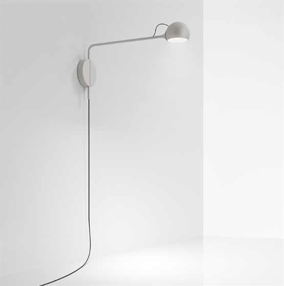 Ixa Wandleuchte Plug, weiß/grau