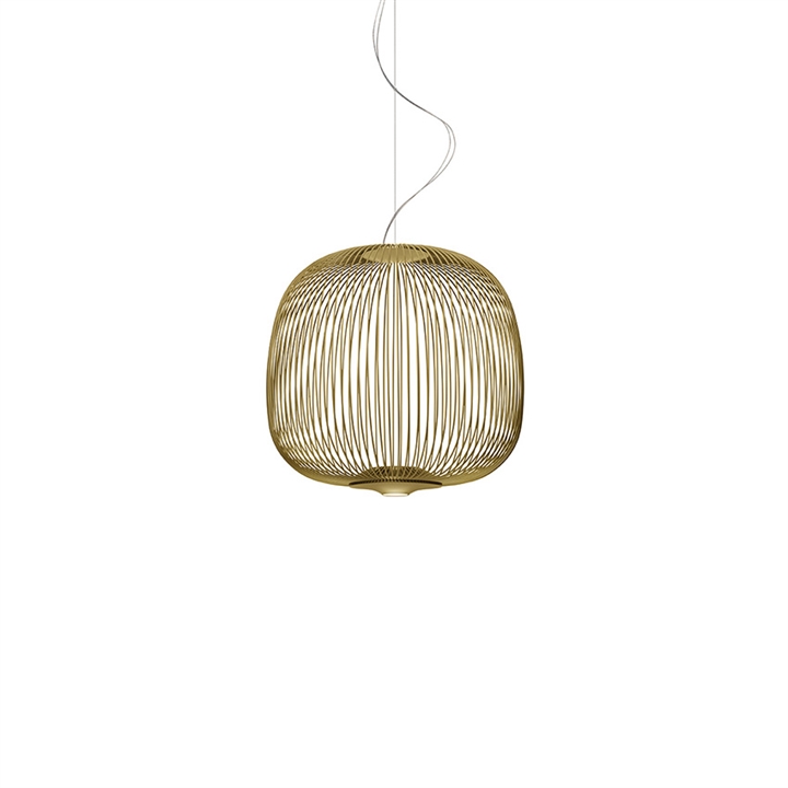 Spokes 2 Midi LED Pendelleuchte, Gold