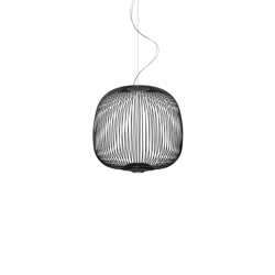 Spokes 2 Midi LED Pendelleuchte, schwarz