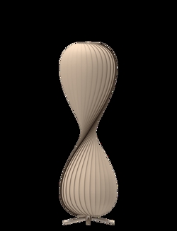 TR10 Stehlampe, Birke/Natur, 43 x 138 cm