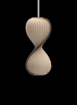 TR10 Pendelleuchte, Birke/Natur, 40 x 100 cm