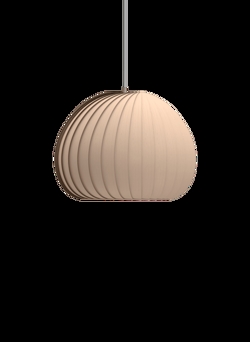 TR12 Pendelleuchte, Birke/Natur, 45 x 35 cm