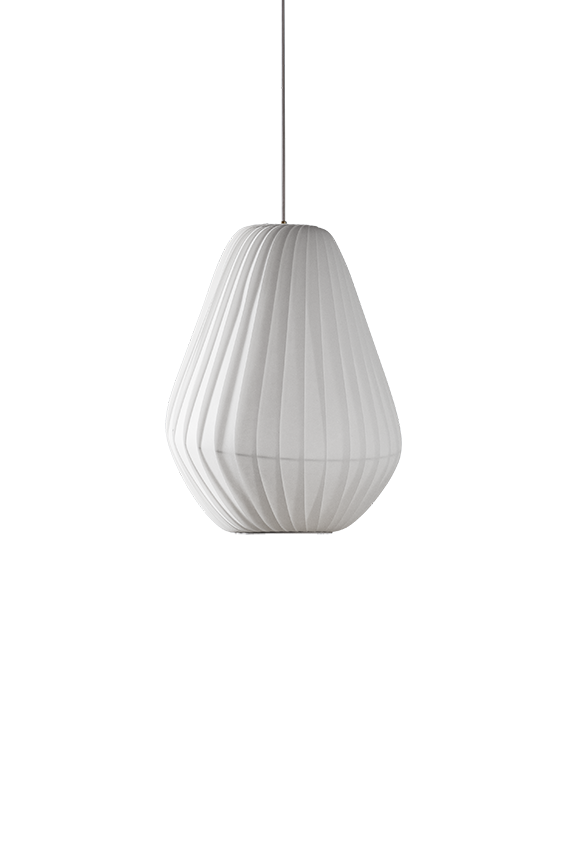 TR31 Pendelleuchte, PC Nonwoven/weiß, 40 x 55 cm