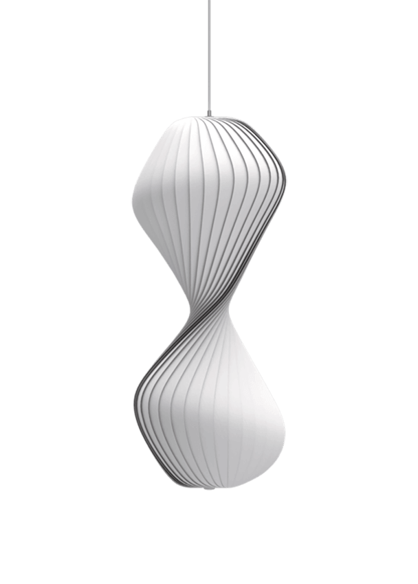 TR32 Pendelleuchte, PC Nonwoven/weiß, 40 x 100 cm