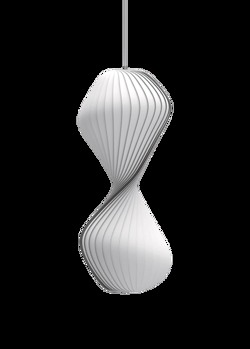 TR32 Pendelleuchte, PC Nonwoven/weiß, 40 x 100 cm