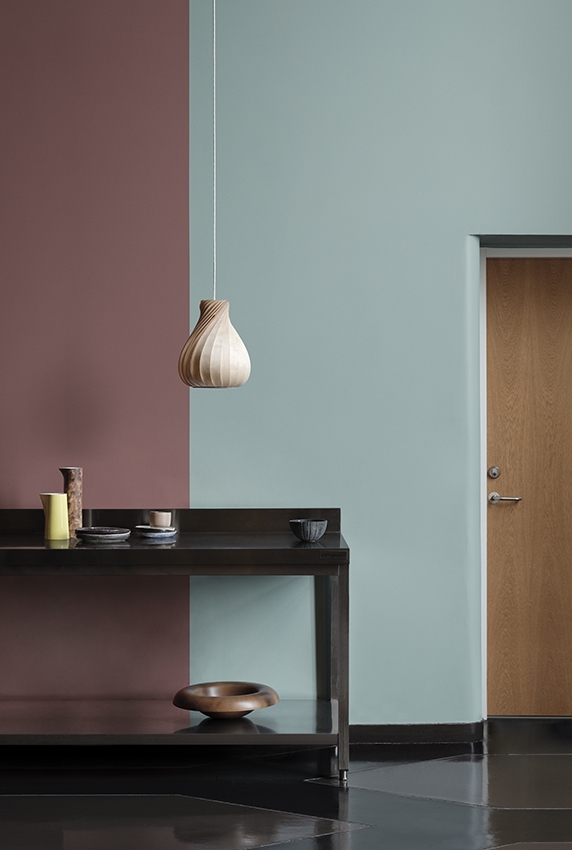 TR42 Pendelleuchte, Birke/Natur, 30 x 33 cm