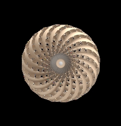 TR5 Wandleuchte, Birke/Natur, 60 x 20 cm