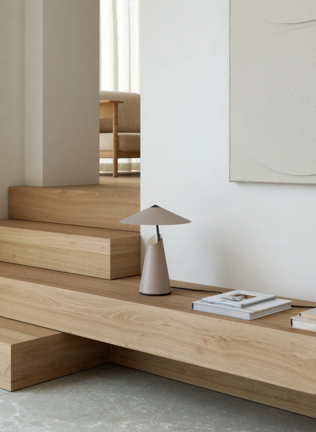 Taido Tischlampe, braun