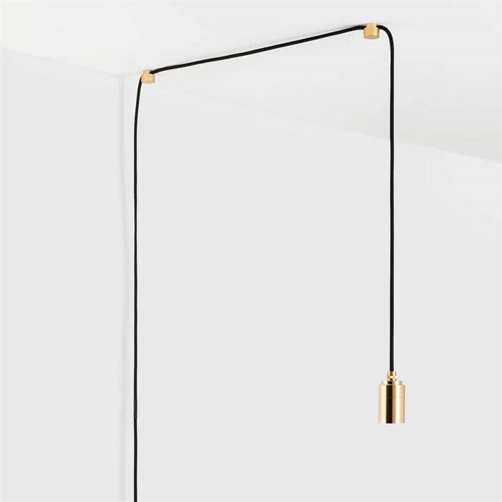 Tala Plug-in Pendelleuchte (Fassung), Messing