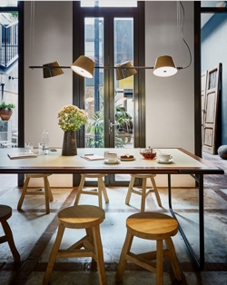 TAM TAM 4 Pendelleuchte, schwarz