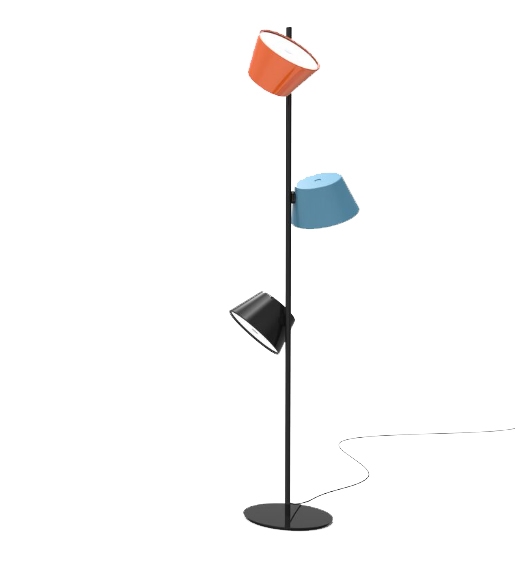 TAM TAM P3 Stehlampe, schwarz