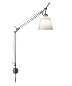 Tolomeo Basculante Parete, Satin-Schirm o. Wandhalterung