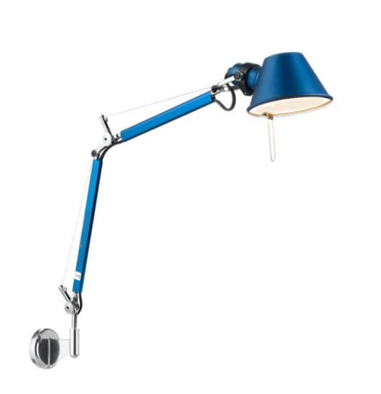 Tolomeo Micro Parete / Wandleuchte, blau
