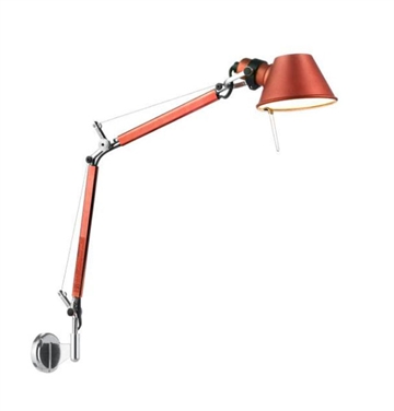 Tolomeo Micro Parete / Wandleuchte, rot