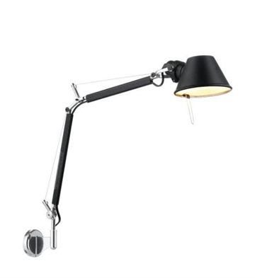 Tolomeo Micro Parete / Wandleuchte, schwarz