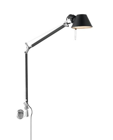 Tolomeo Parete / Wandleuchte, schwarz