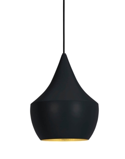 Beat Fat Pendelleuchte, schwarz