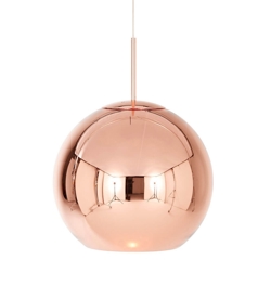 Copper runde Pendelleuchte Ø45, Kupfer
