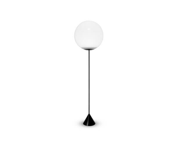 Globe Cone Slim Stehleuchte, opal