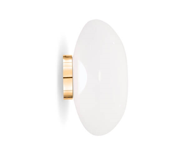 Melt Surface Wand-/Deckenleuchte, opal/gold