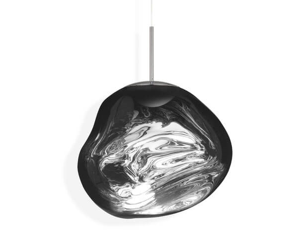 Melt Pendelleuchte, Silber
