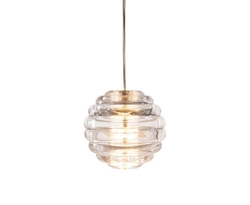Press Pendelleuchte Mini Sphere, klar