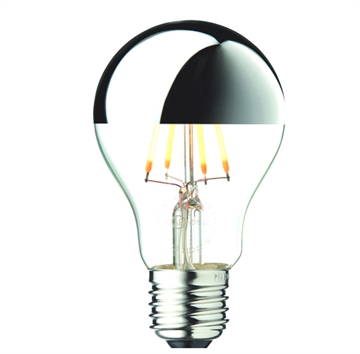 Arbitrary Glühbirne Ø60 crown E27 kopfverspiegelt silber