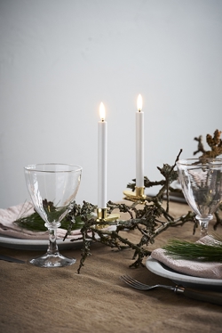 LED Weihnachtsbaumkerzen, White, 2er-Pack, 1,3x13,8cm