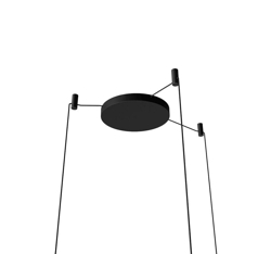 Asteria micro Cluster 3 Baldachin, schwarz