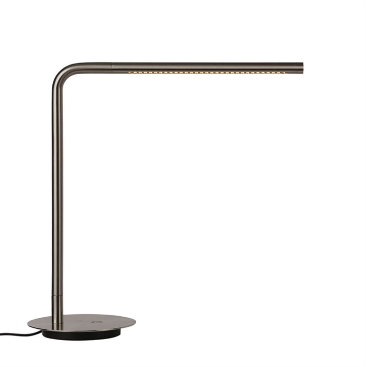 Omni Tischlampe m/USB, Stahl