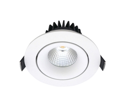LED Downlight Tilt 10,9W, Einbau, matt weiß