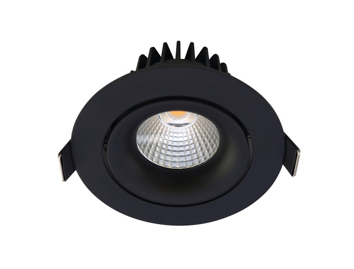 LED Downlight Tilt 12,7W, Einbau, Dim-to-Warm, matt schwarz