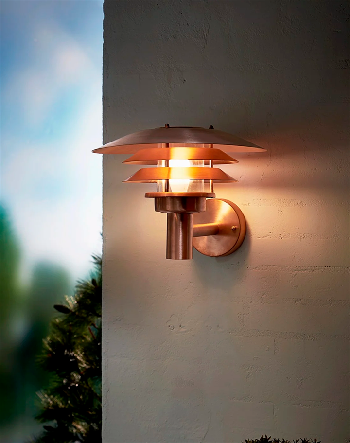 Venø Außenwandleuchte, Kupfer - Seaside