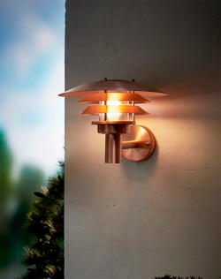 Venø Außenwandleuchte, Kupfer - Seaside