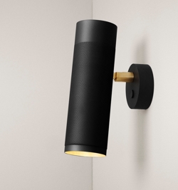 Thorup Copenhagen Patrone Wandleuchte, schwarz-brüniertes Messing, 200 mm