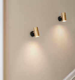 Thorup Copenhagen Patrone Wandleuchte klein, Messing, 120 mm