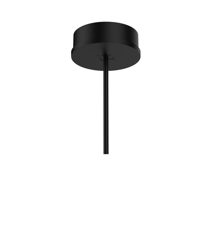 Baldachin für Wever & Ducré Pendel - einfach, schwarz