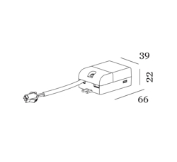 Treiber für Einbauspot 6W 350mA