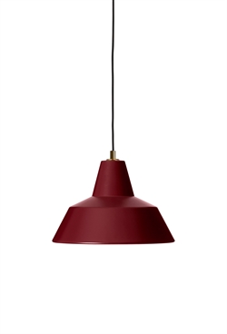Workshop Pendelleuchte W3, wine red