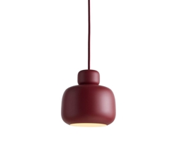 Stone Pendelleuchte klein, deep red