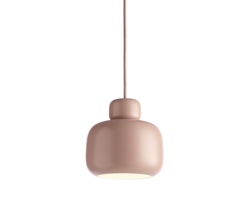 Stone Pendelleuchte klein, dusty rose