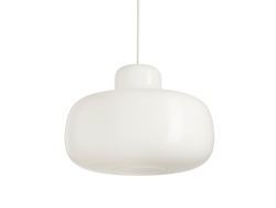 Stone Pendelleuchte groß, Opalglas