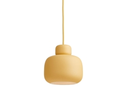 Stone Pendelleuchte klein, mustard gelb