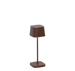 Ofelia micro Batterielampe / Tischlampe, corten