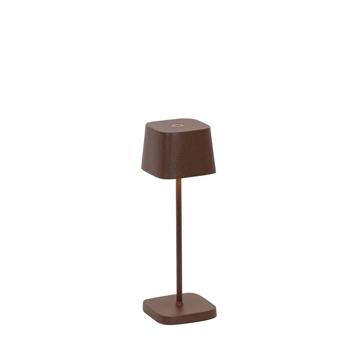 Ofelia micro Batterielampe / Tischlampe, corten