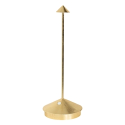 Pina Akku-/Tischlampe, antik gold
